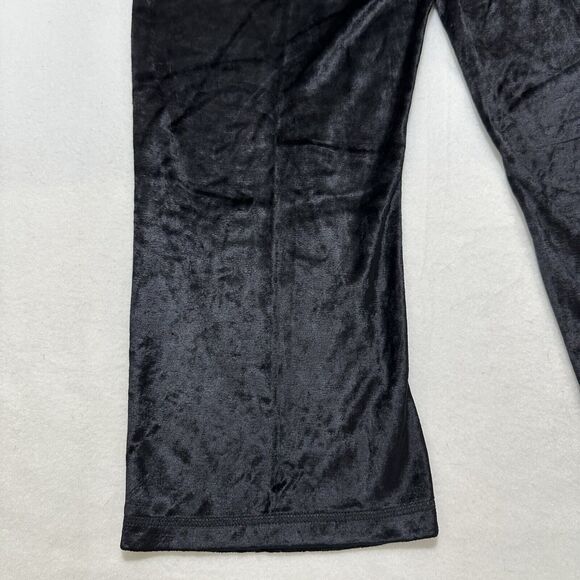 BCBG Max Azria Women's XL Velour Sweatpants Capri 22" Inseam Rhinestone Pants - Picture 13 of 16